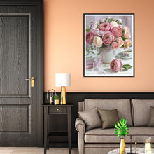 Lade das Bild in den Galerie-Viewer, Blume - voller quadratischer Diamant - 30x40cm