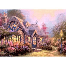 Lade das Bild in den Galerie-Viewer, Haus - voller runder Diamant - 30x40cm