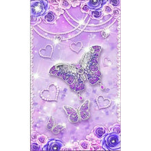 Lade das Bild in den Galerie-Viewer, Kunst - voller runder Diamant - 48x30cm