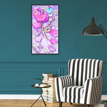 Lade das Bild in den Galerie-Viewer, Kunst - voller runder Diamant - 48x30cm