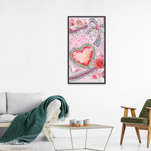 Lade das Bild in den Galerie-Viewer, Kunst - voller runder Diamant - 48x30cm