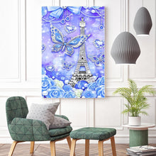 Lade das Bild in den Galerie-Viewer, Kunst - voller runder Diamant - 48x30cm