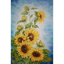 Lade das Bild in den Galerie-Viewer, Blumen - voller runder Diamant - 30x40cm