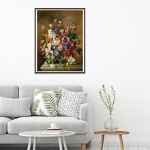 Lade das Bild in den Galerie-Viewer, Blumen - voller runder Diamant - 30x40cm