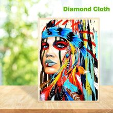 Lade das Bild in den Galerie-Viewer, Kunst - voller quadratischer Diamant - 40x30cm