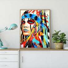 Lade das Bild in den Galerie-Viewer, Kunst - voller quadratischer Diamant - 40x30cm