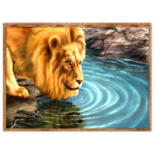 Lade das Bild in den Galerie-Viewer, Kunst - voller quadratischer Diamant - 40x30cm