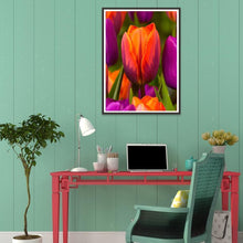 Lade das Bild in den Galerie-Viewer, Blumen - voller runder Diamant - 30x40cm