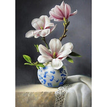 Lade das Bild in den Galerie-Viewer, Blumen - voller runder Diamant - 30x40cm