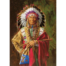 Lade das Bild in den Galerie-Viewer, Indisch - runder runder Diamant - 30x40cm