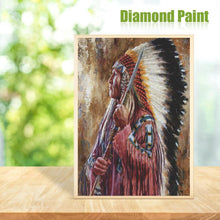 Lade das Bild in den Galerie-Viewer, Indisch - runder runder Diamant - 30x40cm