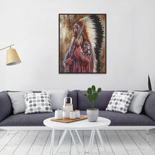 Lade das Bild in den Galerie-Viewer, Indisch - runder runder Diamant - 30x40cm