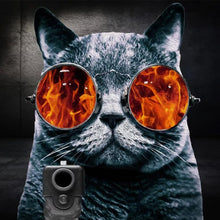 Lade das Bild in den Galerie-Viewer, Kunst - voller runder Diamant - 30x30cm