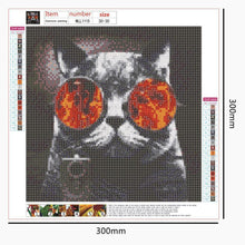 Lade das Bild in den Galerie-Viewer, Kunst - voller runder Diamant - 30x30cm