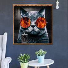 Lade das Bild in den Galerie-Viewer, Kunst - voller runder Diamant - 30x30cm