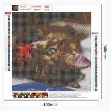 Lade das Bild in den Galerie-Viewer, Kunst - voller runder Diamant - 30x30cm