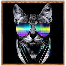 Lade das Bild in den Galerie-Viewer, Kunst - voller runder Diamant - 30x30cm