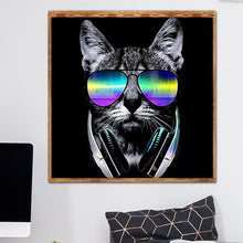 Lade das Bild in den Galerie-Viewer, Kunst - voller runder Diamant - 30x30cm