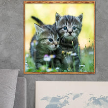 Lade das Bild in den Galerie-Viewer, Kunst - voller runder Diamant - 30x30cm