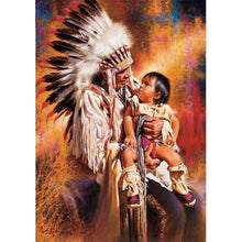 Lade das Bild in den Galerie-Viewer, Indisch - runder runder Diamant - 30x40cm