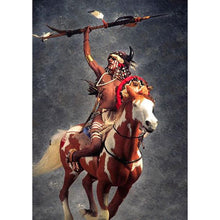 Lade das Bild in den Galerie-Viewer, Indisch - runder runder Diamant - 30x40cm