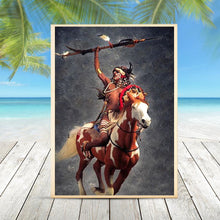 Lade das Bild in den Galerie-Viewer, Indisch - runder runder Diamant - 30x40cm