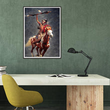 Lade das Bild in den Galerie-Viewer, Indisch - runder runder Diamant - 30x40cm