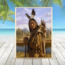 Lade das Bild in den Galerie-Viewer, Indisch - runder runder Diamant - 30x40cm