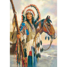 Lade das Bild in den Galerie-Viewer, Indisch - runder runder Diamant - 30x40cm