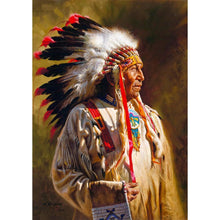 Lade das Bild in den Galerie-Viewer, Indisch - runder runder Diamant - 30x40cm