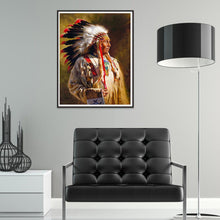 Lade das Bild in den Galerie-Viewer, Indisch - runder runder Diamant - 30x40cm