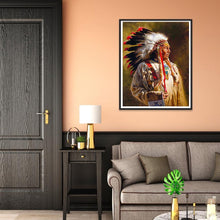 Lade das Bild in den Galerie-Viewer, Indisch - runder runder Diamant - 30x40cm