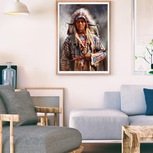 Lade das Bild in den Galerie-Viewer, Indisch - runder runder Diamant - 30x40cm