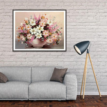 Lade das Bild in den Galerie-Viewer, Blumen - voller runder Diamant - 40x30cm