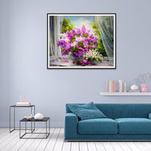 Lade das Bild in den Galerie-Viewer, Blumen - voller runder Diamant - 40x30cm