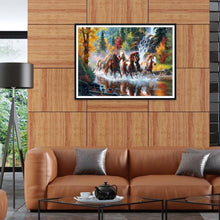 Lade das Bild in den Galerie-Viewer, Pferd - voller runder Diamant - 40x30cm