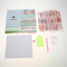 Lade das Bild in den Galerie-Viewer, 6pcs/Set-Birthday-Diamond Grußkarten