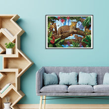 Lade das Bild in den Galerie-Viewer, Kunst - voller runder Diamant - 40x30cm