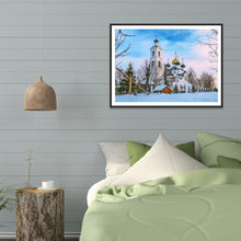 Lade das Bild in den Galerie-Viewer, Haus - voller runder Diamant - 30x40cm