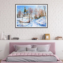 Lade das Bild in den Galerie-Viewer, Haus - voller runder Diamant - 30x40cm
