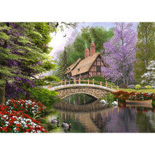 Lade das Bild in den Galerie-Viewer, Haus - voller runder Diamant - 30x40cm