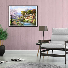 Lade das Bild in den Galerie-Viewer, Haus - voller runder Diamant - 30x40cm