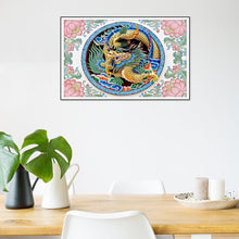 Lade das Bild in den Galerie-Viewer, Chinesischer Drache - voller runder Diamant - 40x60cm