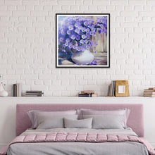 Lade das Bild in den Galerie-Viewer, Blumen - voller runder Diamant - 30x30cm