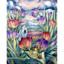 Lade das Bild in den Galerie-Viewer, Blumen - voller runder Diamant - 30x40cm