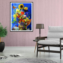 Lade das Bild in den Galerie-Viewer, Blumen - voller runder Diamant - 30x40cm