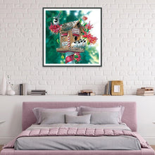 Lade das Bild in den Galerie-Viewer, Vogel - voller runder Diamant - 30x30cm