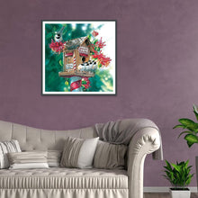 Lade das Bild in den Galerie-Viewer, Vogel - voller runder Diamant - 30x30cm