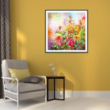 Lade das Bild in den Galerie-Viewer, Blumen - voller runder Diamant - 30x30cm