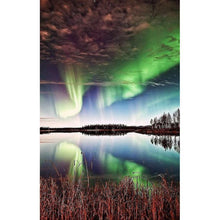 Lade das Bild in den Galerie-Viewer, Aurora Landschaft - voller runder Diamant - 40x30cm